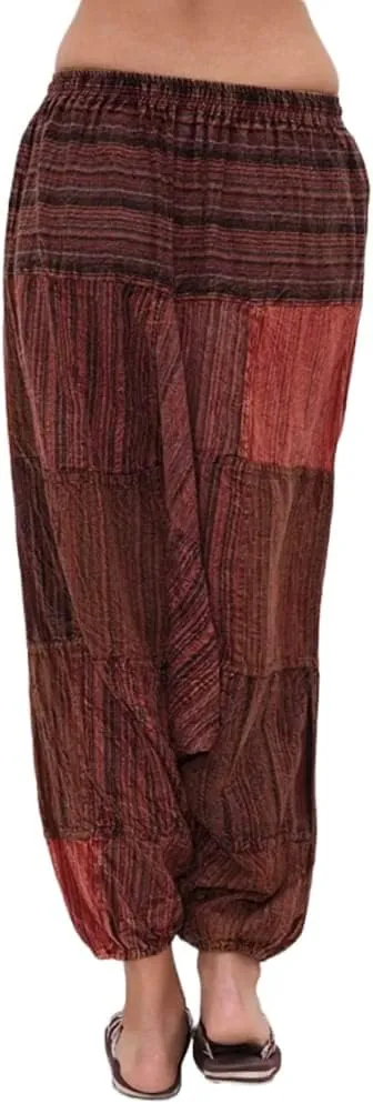 100% Cotton Harem Pants Colorful Summer Hippie Yoga Boho Casual Fashion Women