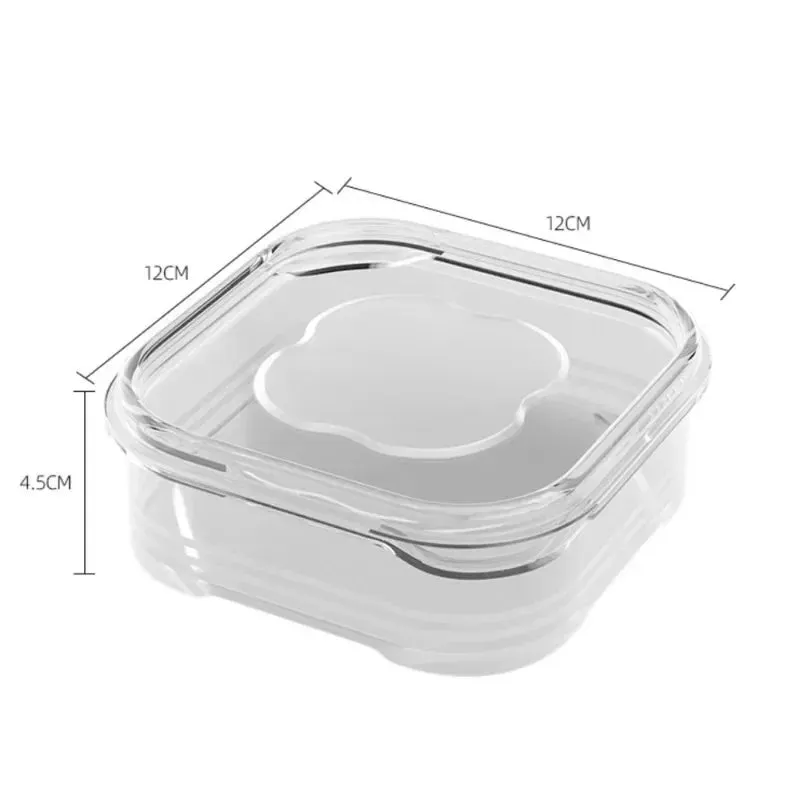 1/5PCS Small Food Preservation Boxes Refrigerator Frozen Meat Vegetable Fresh-Keeping Box Transparent Kitchen Sealed Storage Box