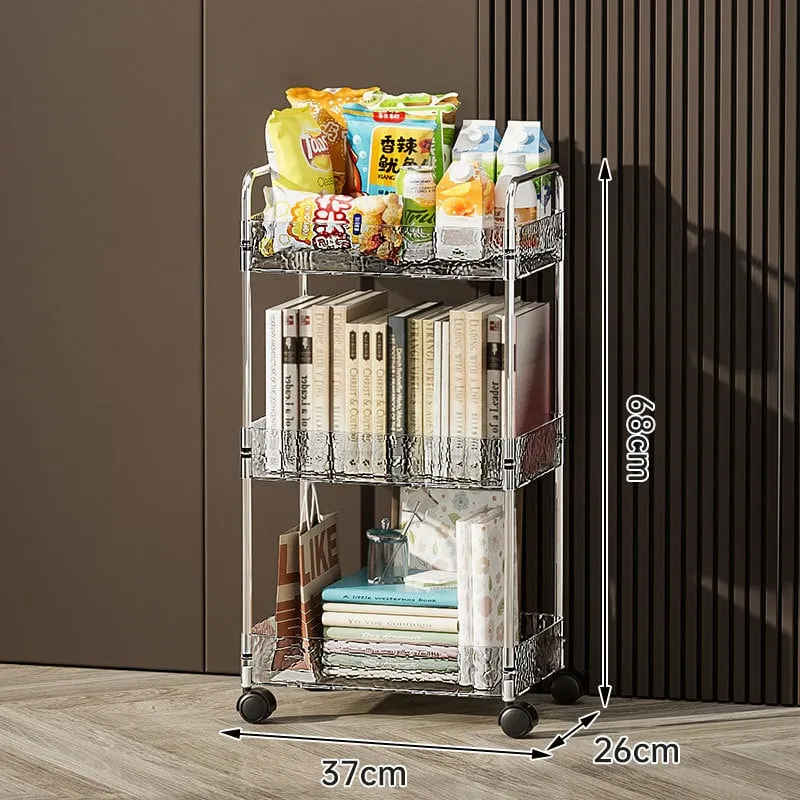 3-Tier Multi-Functional Storage Trolley Cart