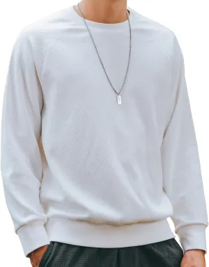 370g heavy pineapple pattern autumn men's sweatshirt round neck jacket long sleeve inner wear spring and autumn style top