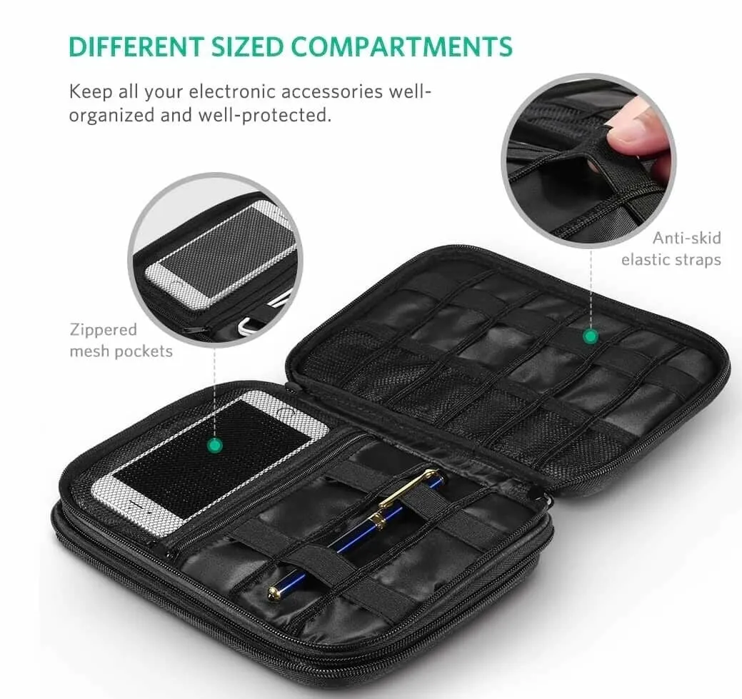 50147 Double Layer Electronic Accessories Organizer Travel Bag