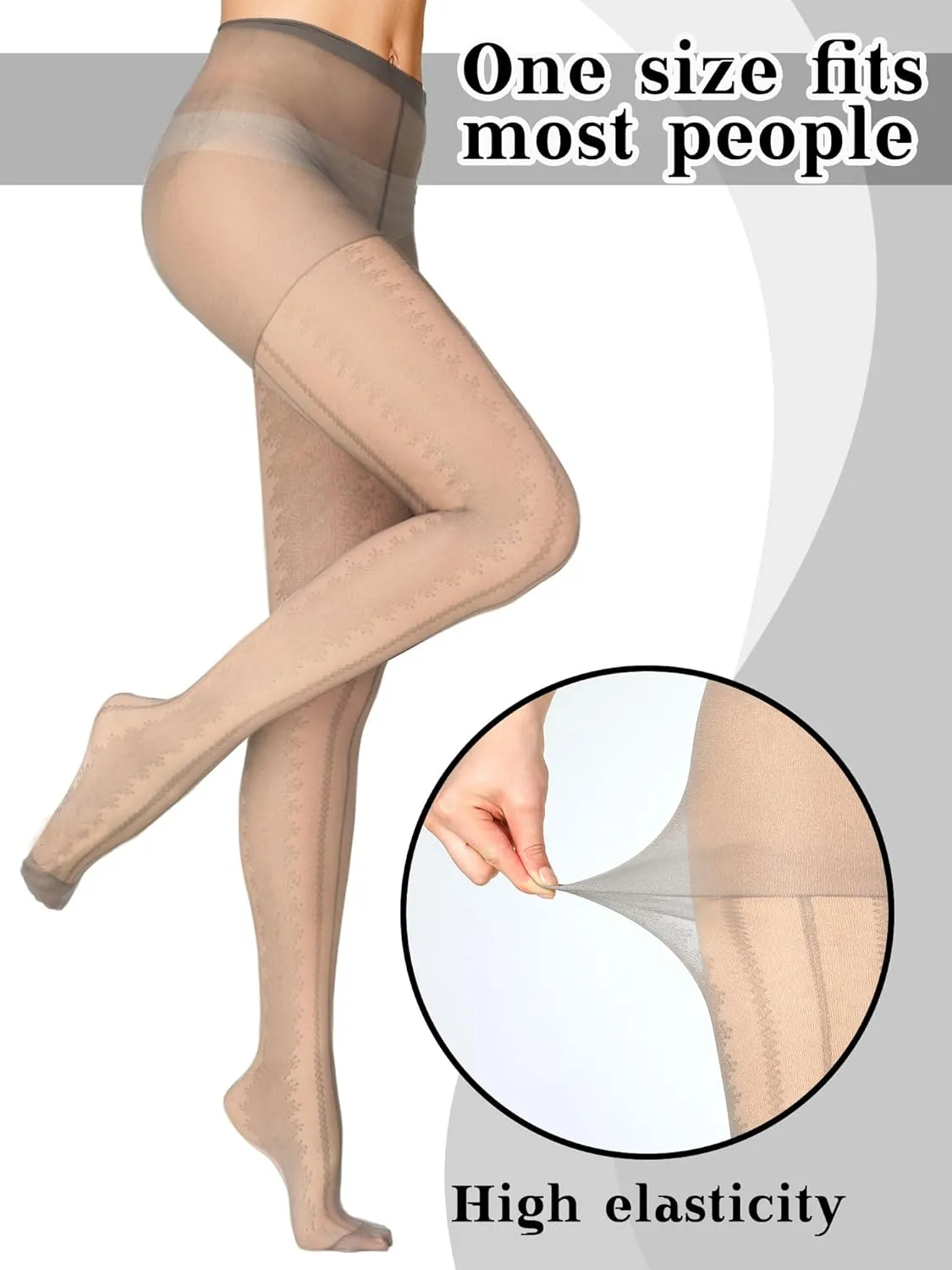 6 Pairs Women Fishnet Thigh High Stockings Lace Tights Spider Web Fishnets Leggings Mesh Pantyhose for Halloween