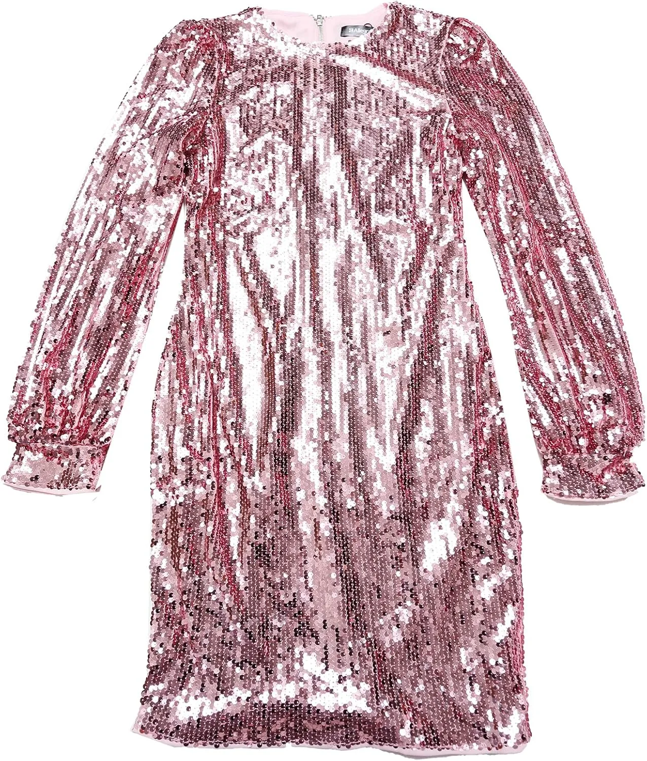 Allegra K Sequin Dress for Women's Lantern Long Sleeve Sparkle Bodycon Party Club Mini Dresses