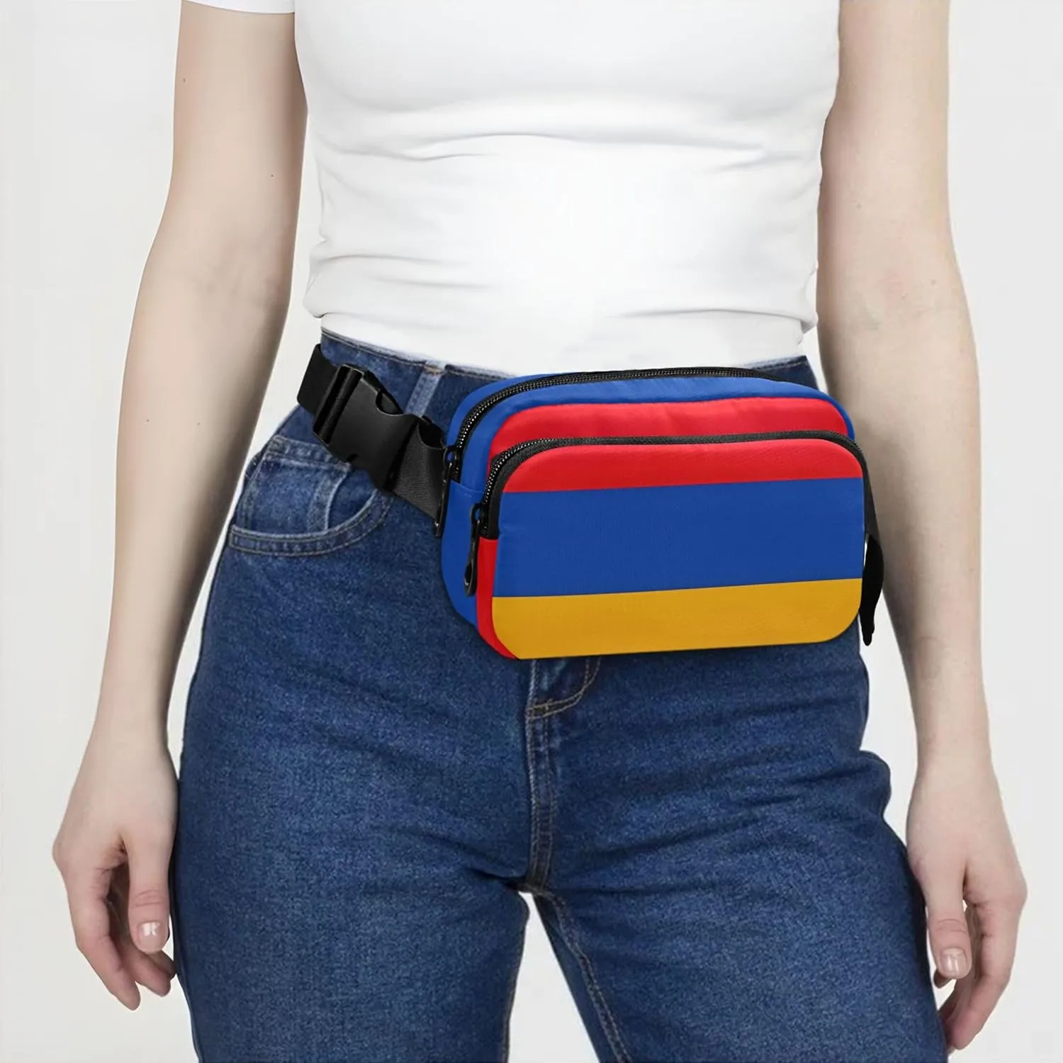 Armenia Flag Women Fanny Pack Waterproof Hip Bag Belt Purse Cute Waist Pouch for Women