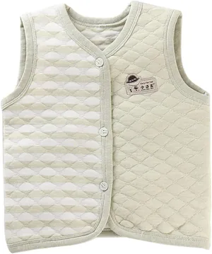 Baby Cotton Warm Vest Thick Thermal Waistcoat Padded Gilets Sleeveless Cardigan Coat for Boys Girls