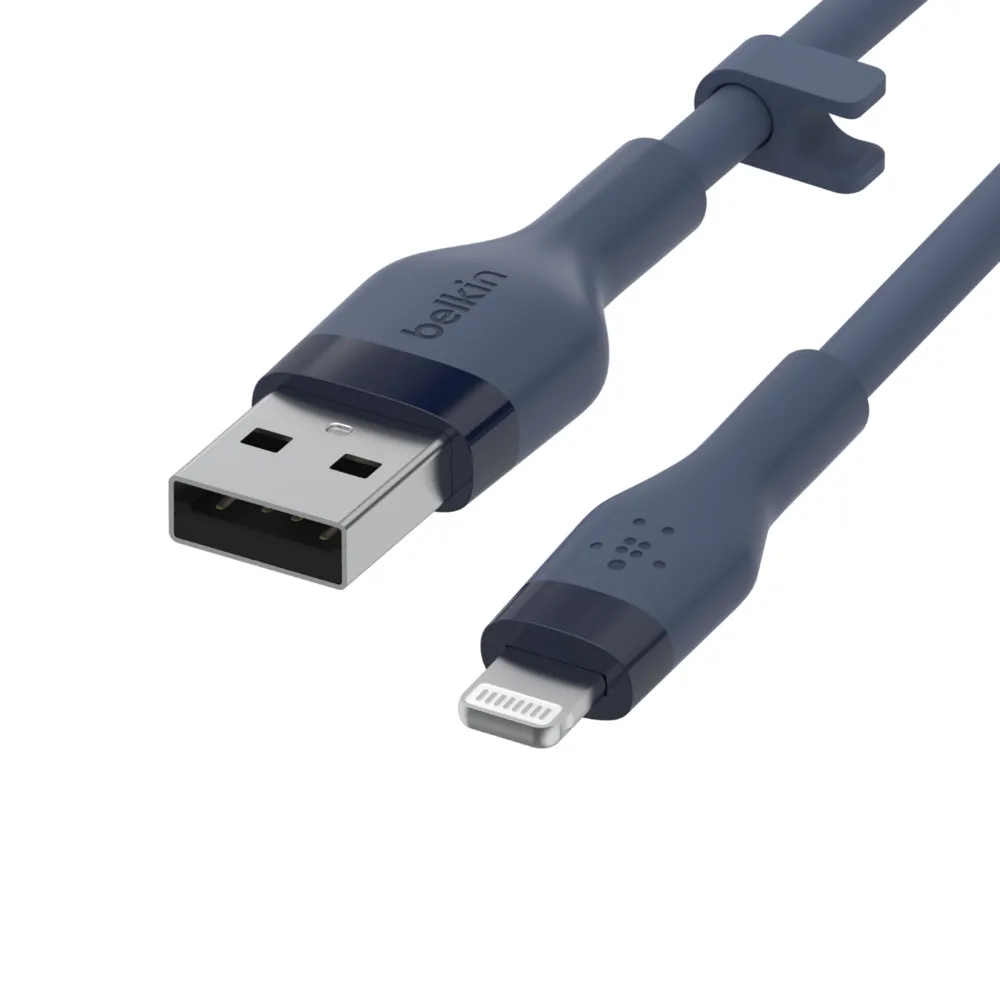 Belkin Usb-A To Lighting, Silicone, 1M, Blue