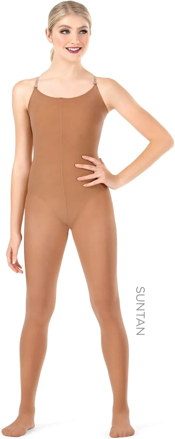 Body Wrappers Womens A91 TotalSTRETCH Convertible Foot Camisole Body Tights
