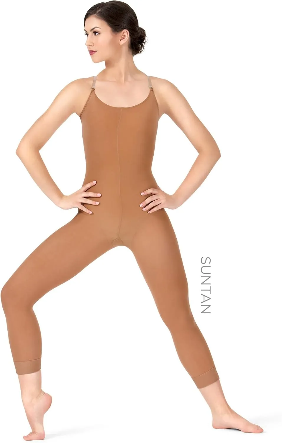 Body Wrappers Womens A91 TotalSTRETCH Convertible Foot Camisole Body Tights