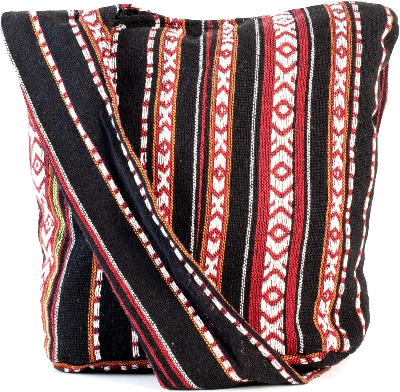Bohemian Hippie Crossbody Bag Hobo Sling Bag Cotton Messenger Shoulder Bags