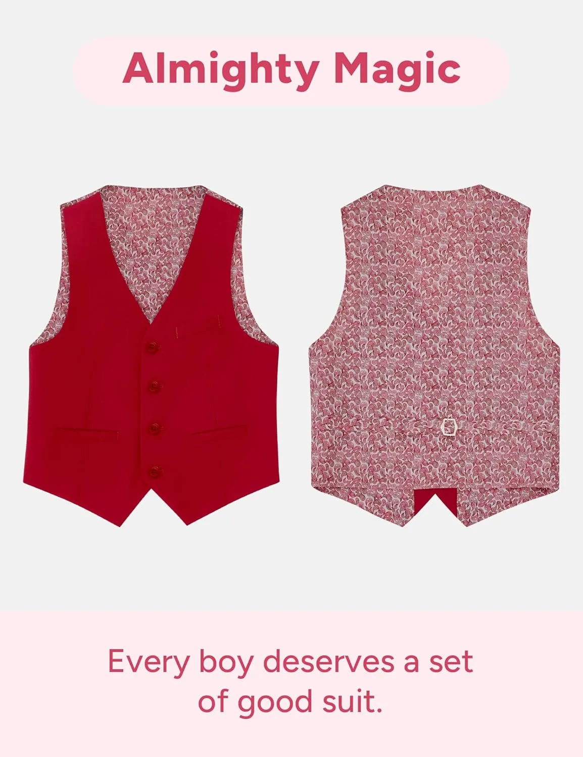 Boys Slim Fit Suits for Boys Suit Set Boy Dresswear Ring Bearer Outfit Kids Suits Boy Wedding Dress