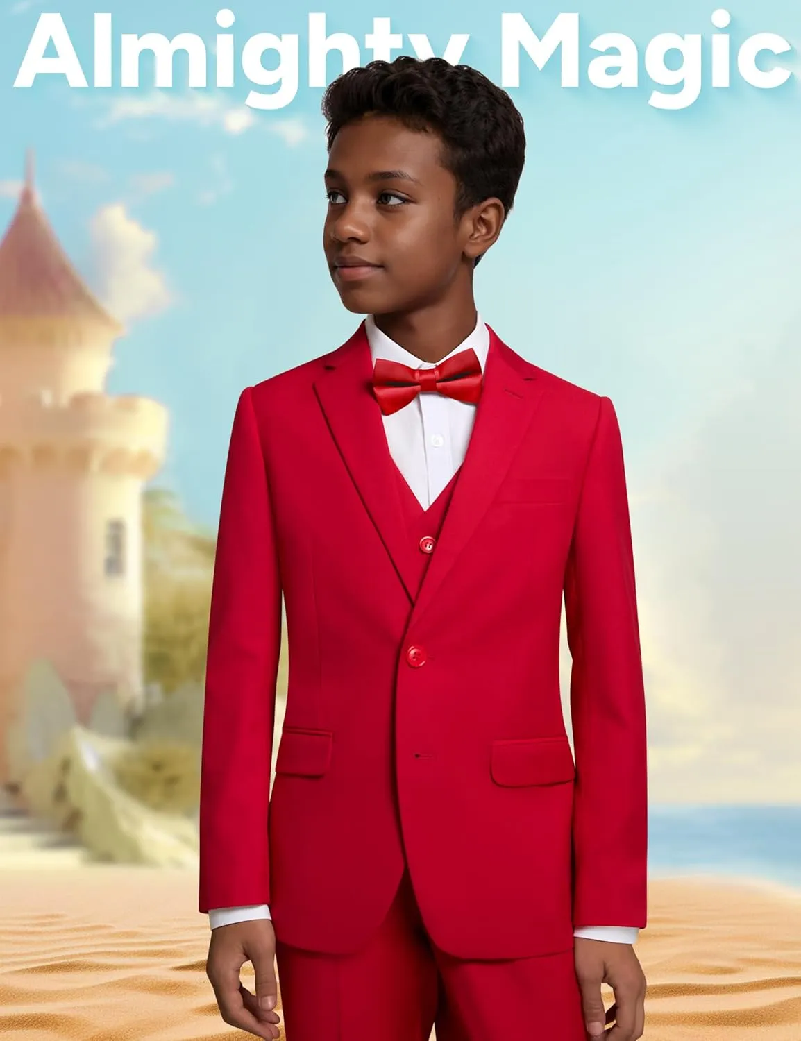 Boys Slim Fit Suits for Boys Suit Set Boy Dresswear Ring Bearer Outfit Kids Suits Boy Wedding Dress