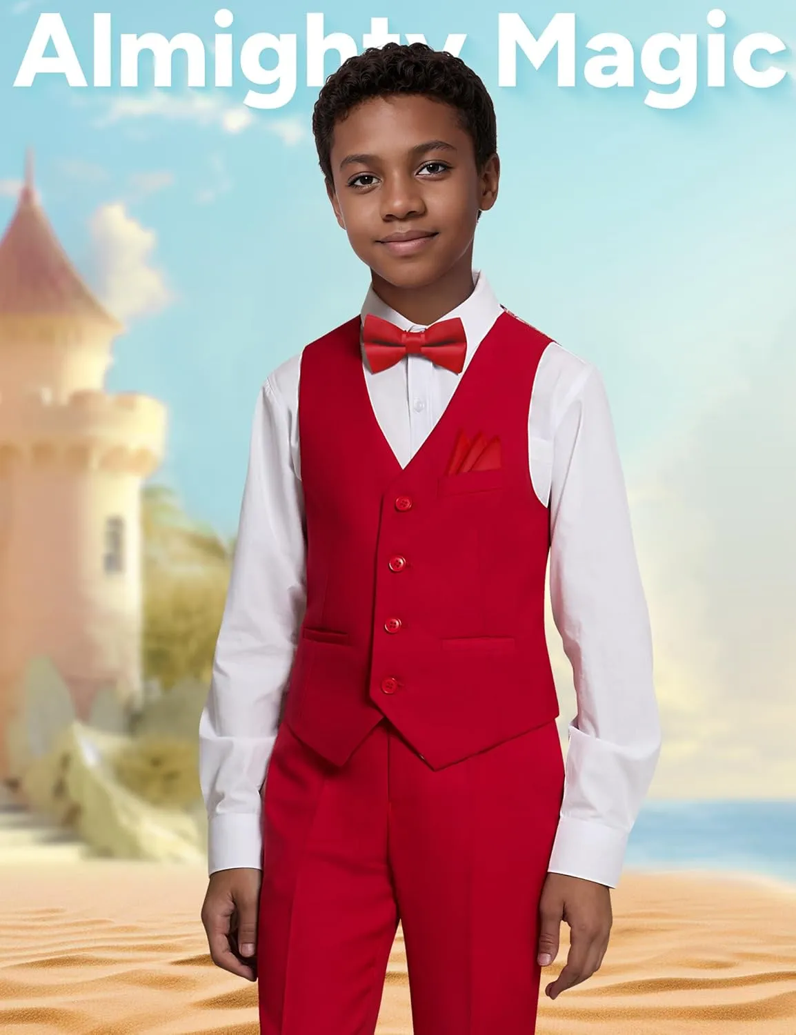 Boys Slim Fit Suits for Boys Suit Set Boy Dresswear Ring Bearer Outfit Kids Suits Boy Wedding Dress