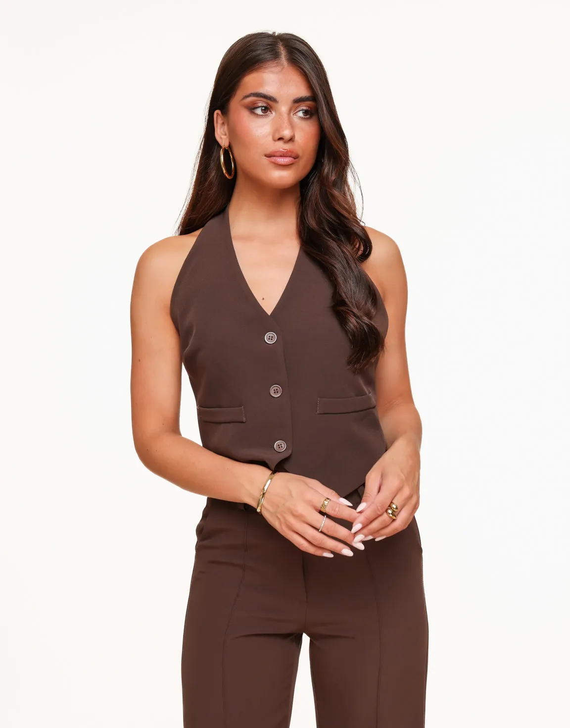 Bruine Halter - Gilet