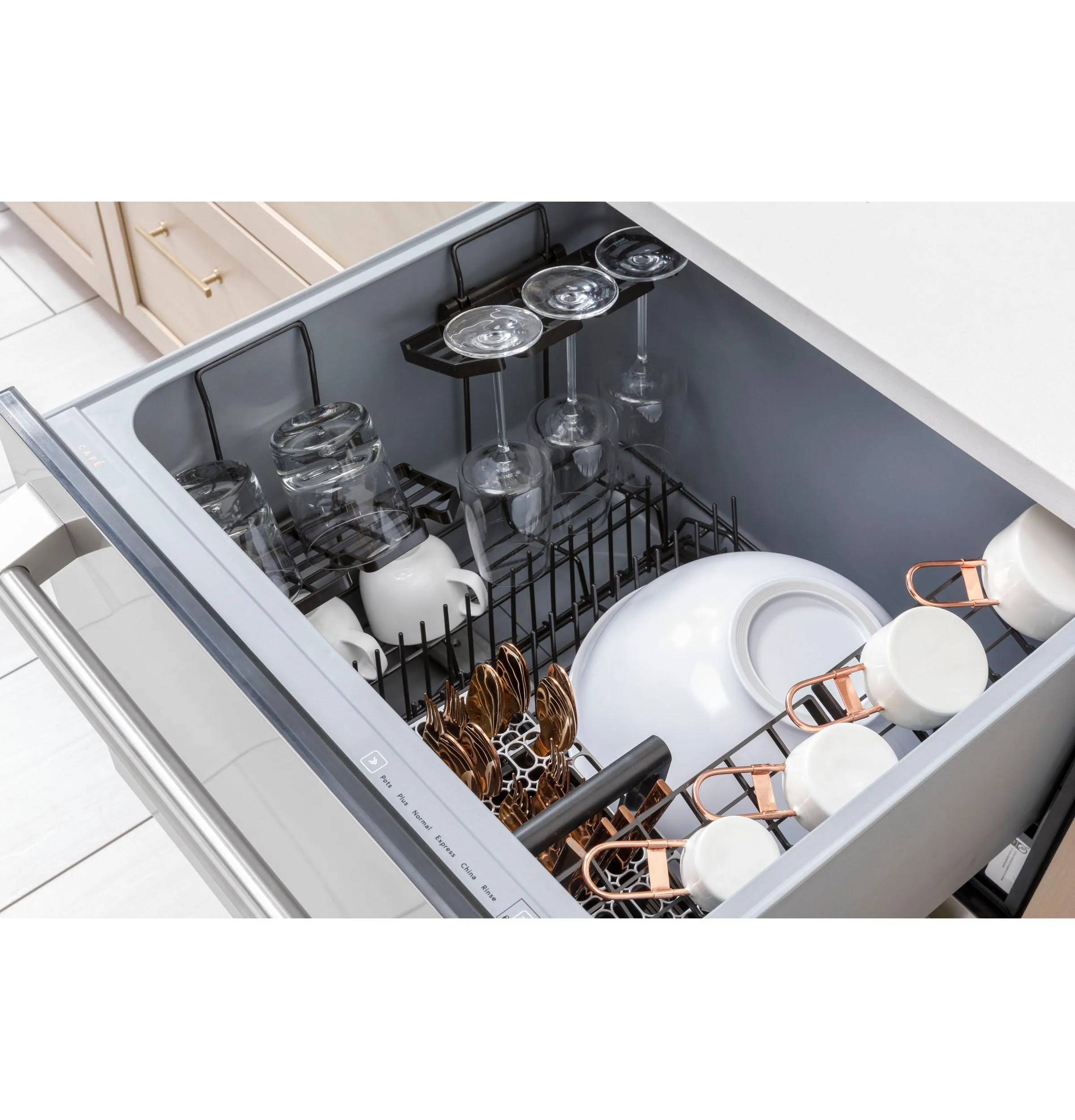 Cafe CDD220P2WS1 Caf(eback)™ ENERGY STAR Smart Single Drawer Dishwasher