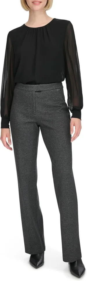 Calvin Klein Women's Herringbone Pants
