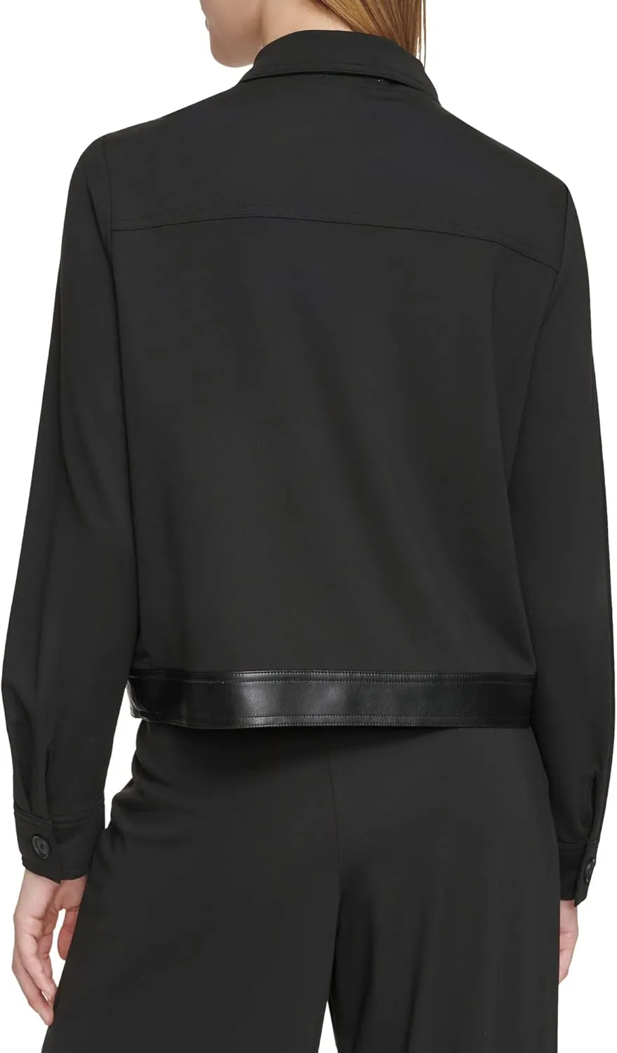 Calvin Klein Women's Jacket Knit Zip Front