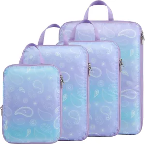 Cambond Compression Packing Cubes for Travel Women - Travel Bags Luggage Organizers Travel Essentials Compression Cubes for Travel Carry on Suitcases