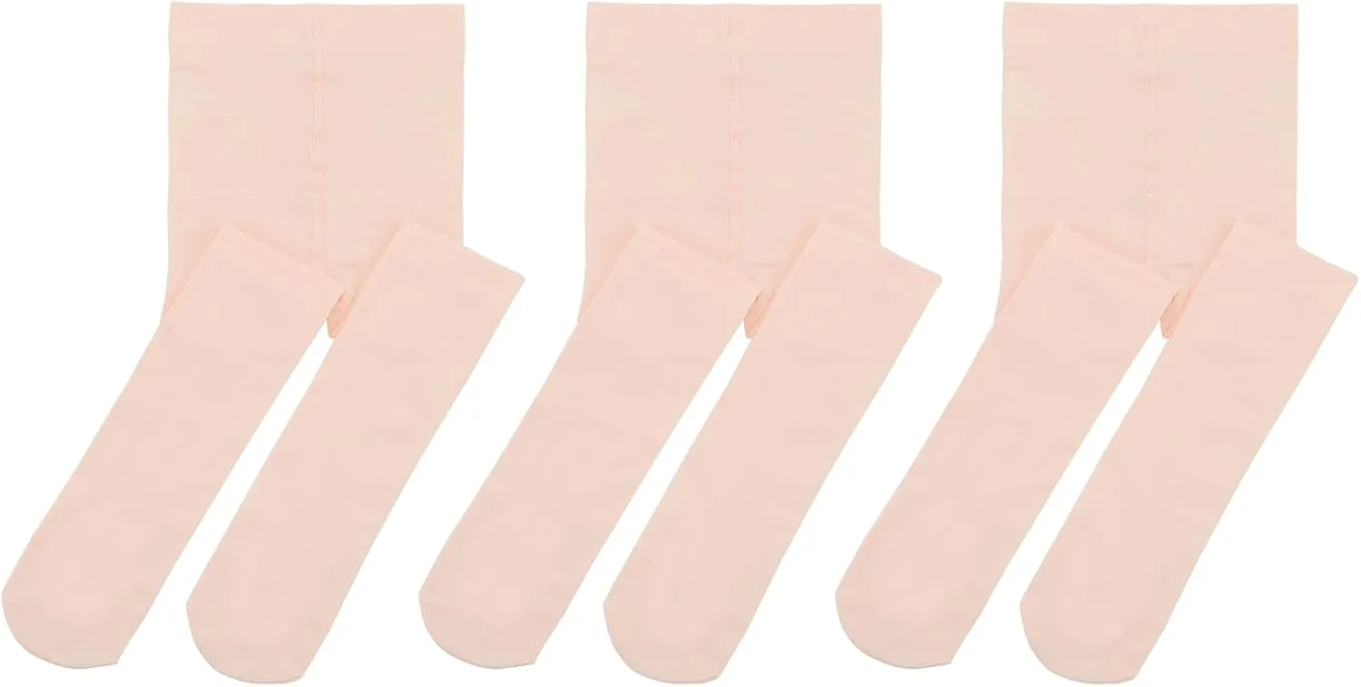 Century Star 3 Pairs Girls Ballet Tights Dance Toddler Baby Leggings School Uniform Stockings