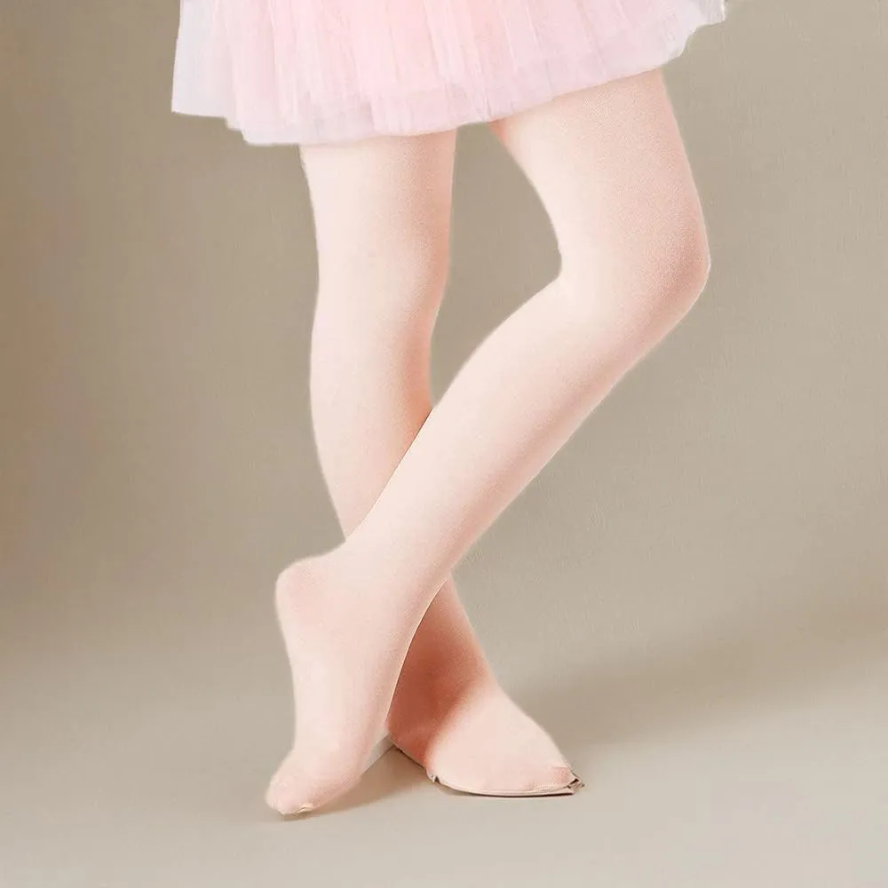 Century Star 3 Pairs Girls Ballet Tights Dance Toddler Baby Leggings School Uniform Stockings