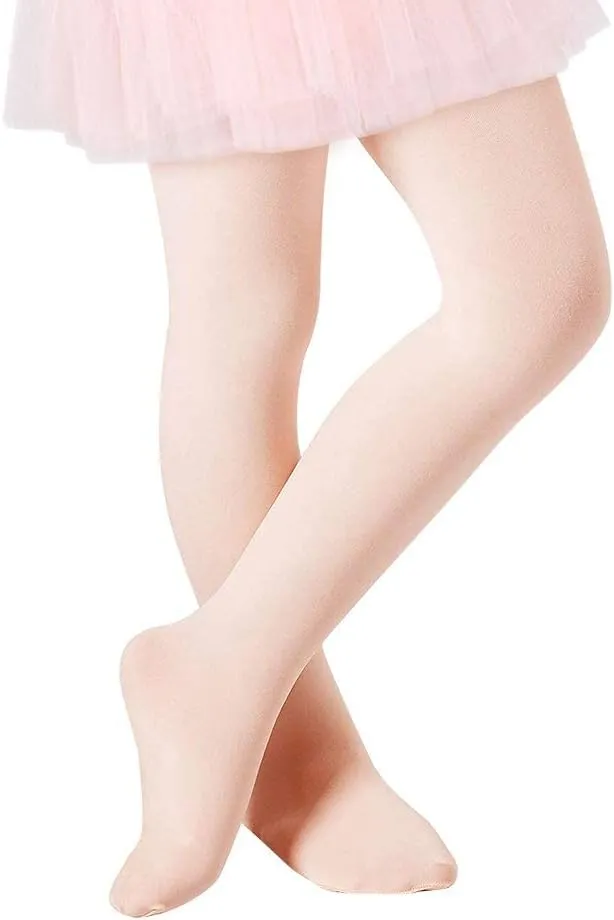 Century Star 3 Pairs Girls Ballet Tights Dance Toddler Baby Leggings School Uniform Stockings
