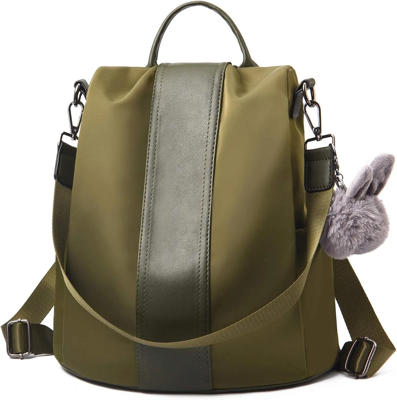 CHARMORE Women Backpack Purse Waterproof Nylon Anti-theft Rucksack Shoulder Bags
