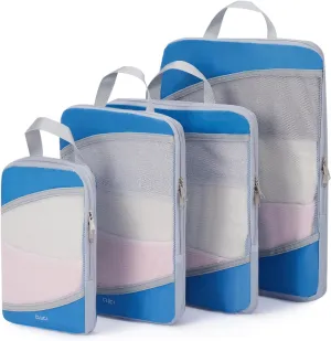 CLUCI Compression Packing Cubes for Travel, 7 Set/4 Set Travel Essentials, Organizer Bags for Luggage Accessories