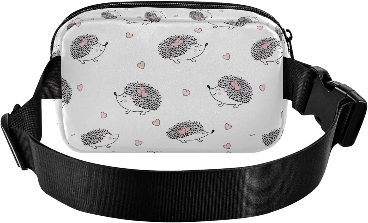 Cute Hedgehogs Animals Fanny Packs for Women Waterproof Belt Bags Hip Pack Cute Travel Waist Pouch