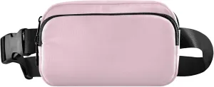 Cute Pink Fanny Pack for Women Waterproof Everywhere Belt Bag Cute Waist Purse for Women
