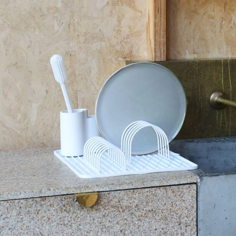 Dish Drainer Set of 2 - White