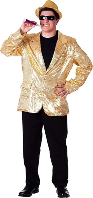 Dress Up America Sequin Jacket for Adults - Mens Sequined Party Blazer - Dance Tuxedo Costume