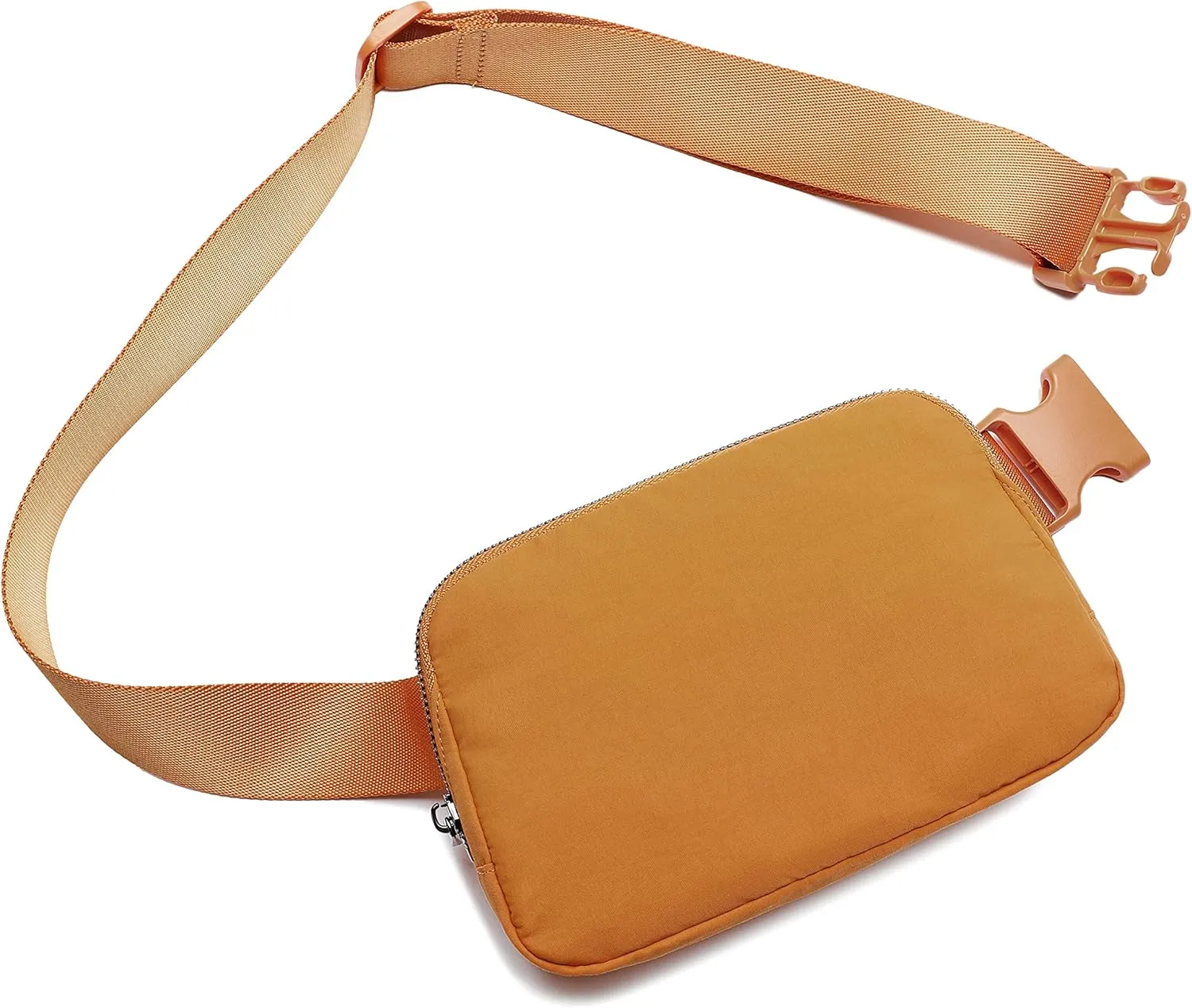 Fanny Belt Bag Waist Pack Crossbody Bags Bum Bag for Running Hiking Travel Workout Adjustable Strap for Women-Muddy yellow