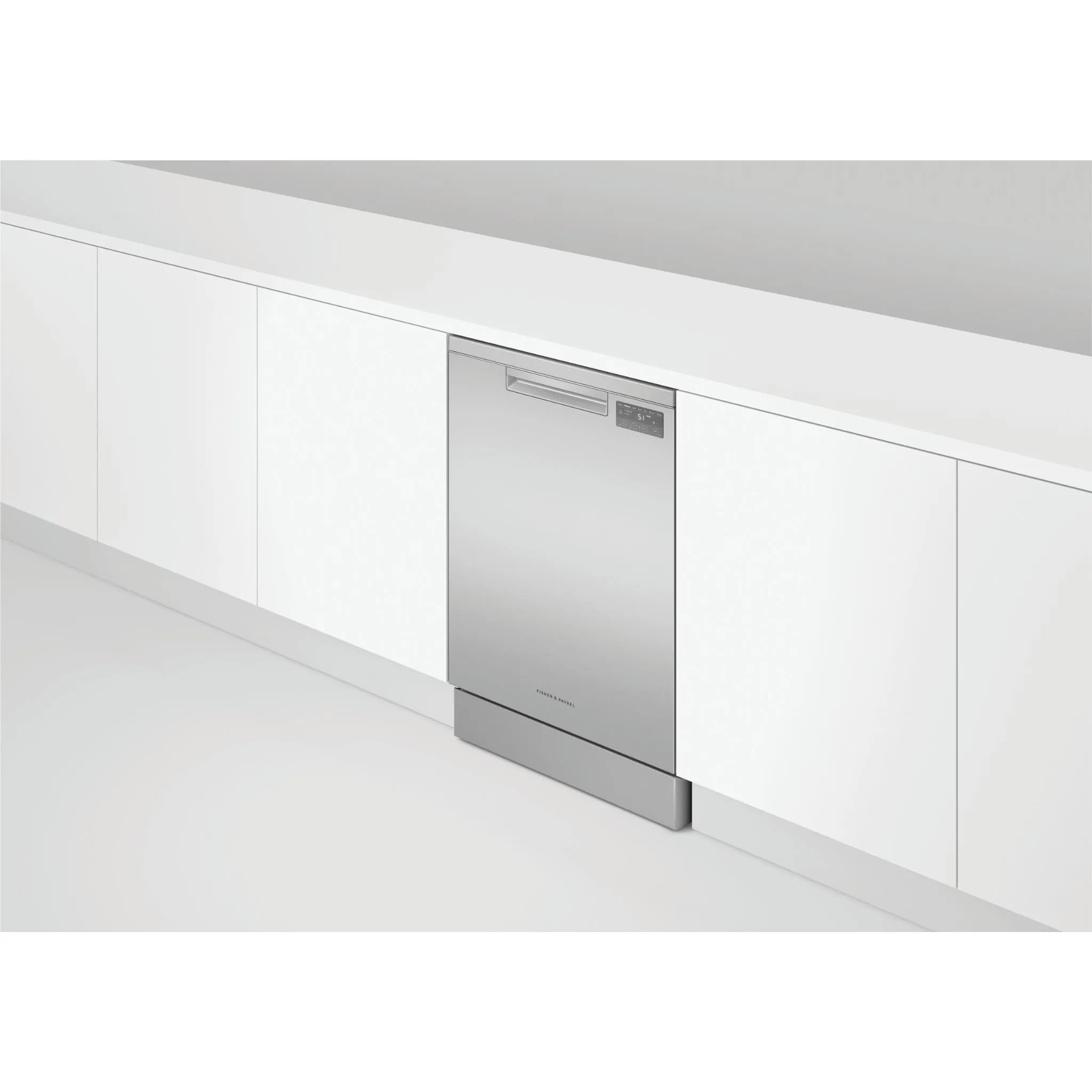 Fisher & Paykel DW60FC1X3 15-Place Setting Freestanding Dishwasher (Stainless Steel)