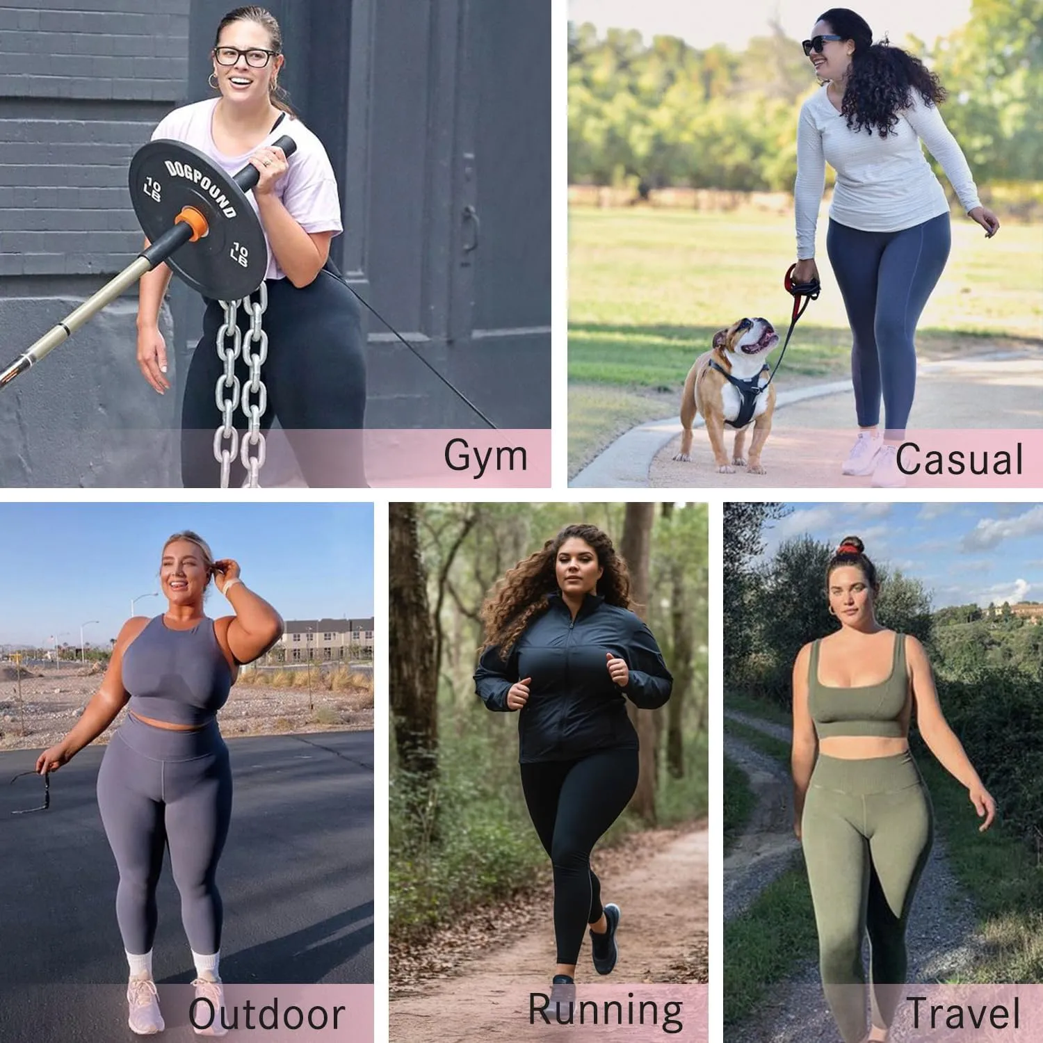 FULLSOFT 3 Pack Plus Size Leggings with Pockets for Women-High Waisted Tummy Control 1X-4X Soft Yoga Pants for Workout