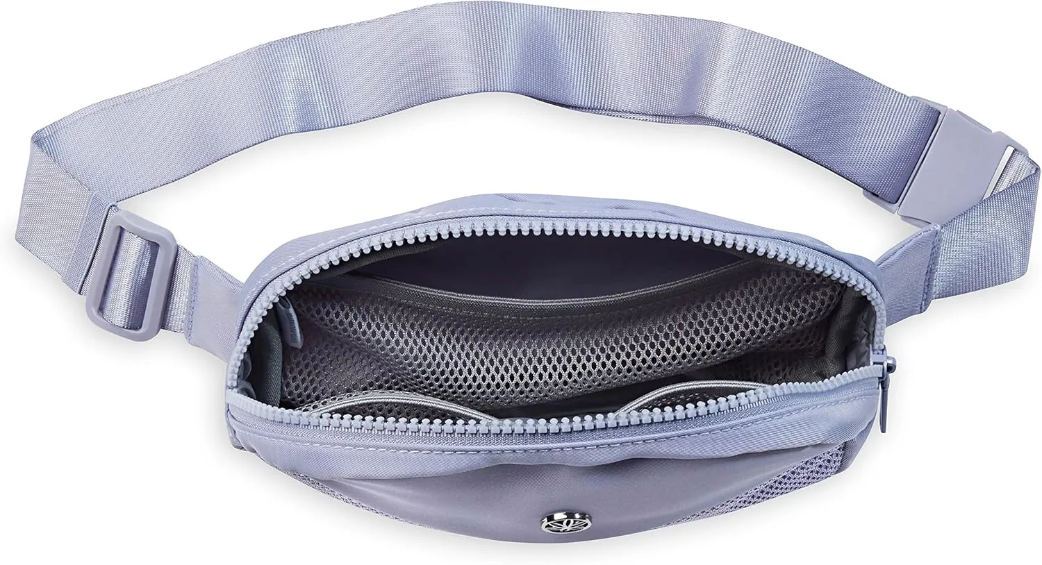 Gaiam Go for It Waist Pack, Adjustable Fanny Pack Crossbody Bags for Women & Men - Waterproof Cross Body Bag with Zippered Pockets, Running Belt Bag, Ideal for Vacation & Travel