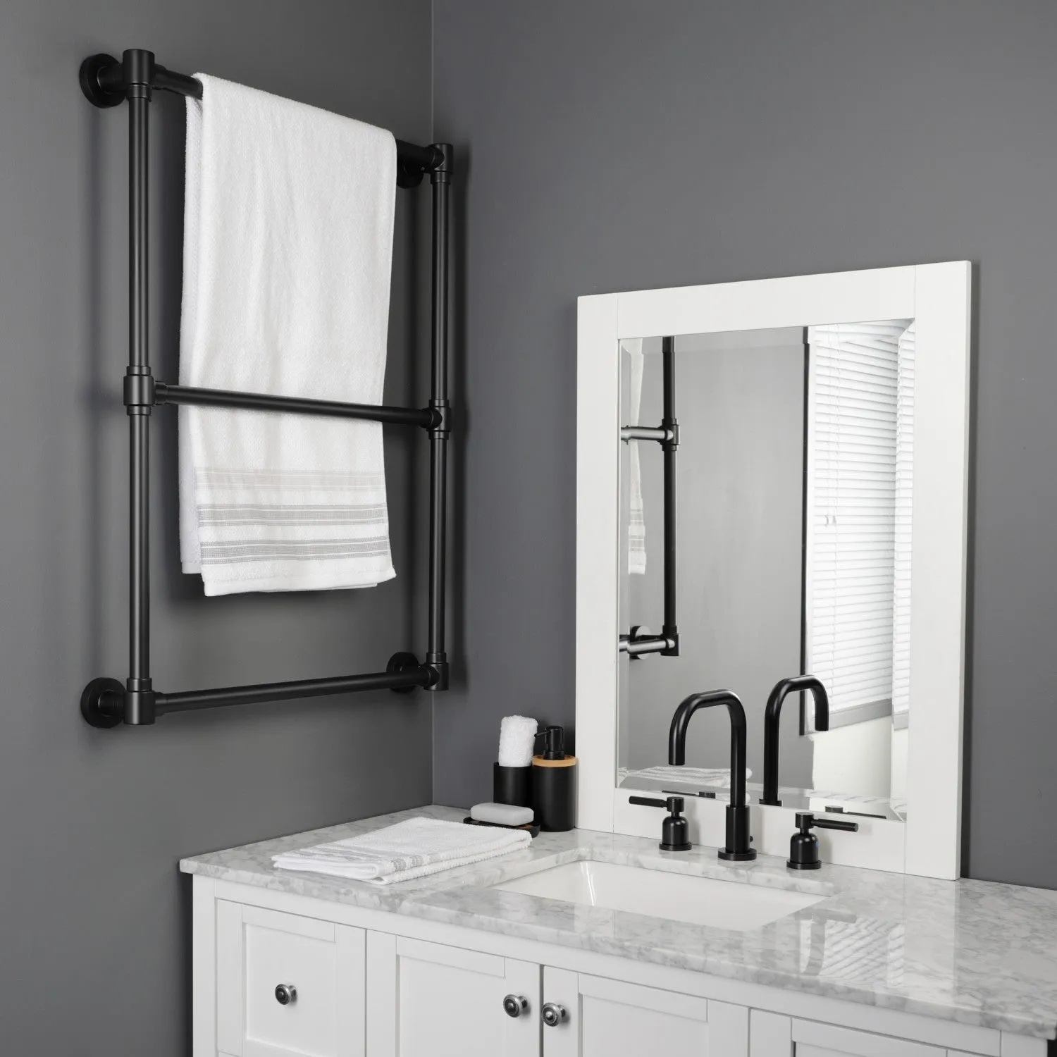 Gallant 24-Inch Wall Mount 3-Bar Towel Rack
