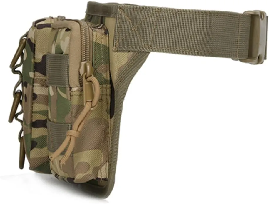 GALPADA Travel Fanny Pack Waterproof Belt Bag for Women Men Hiking Workout Oxford Cloth Material Phone Pouch Separate Pockets