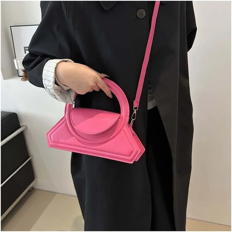 Genuine Leather Women's Shoulder Bags Retro Small Square Hobo Crossbody Handbag