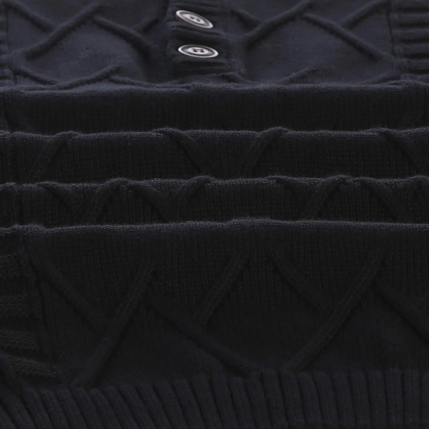 Gioberti Men's 100% Cotton Button Down Collar Knitted Pullover Sweater