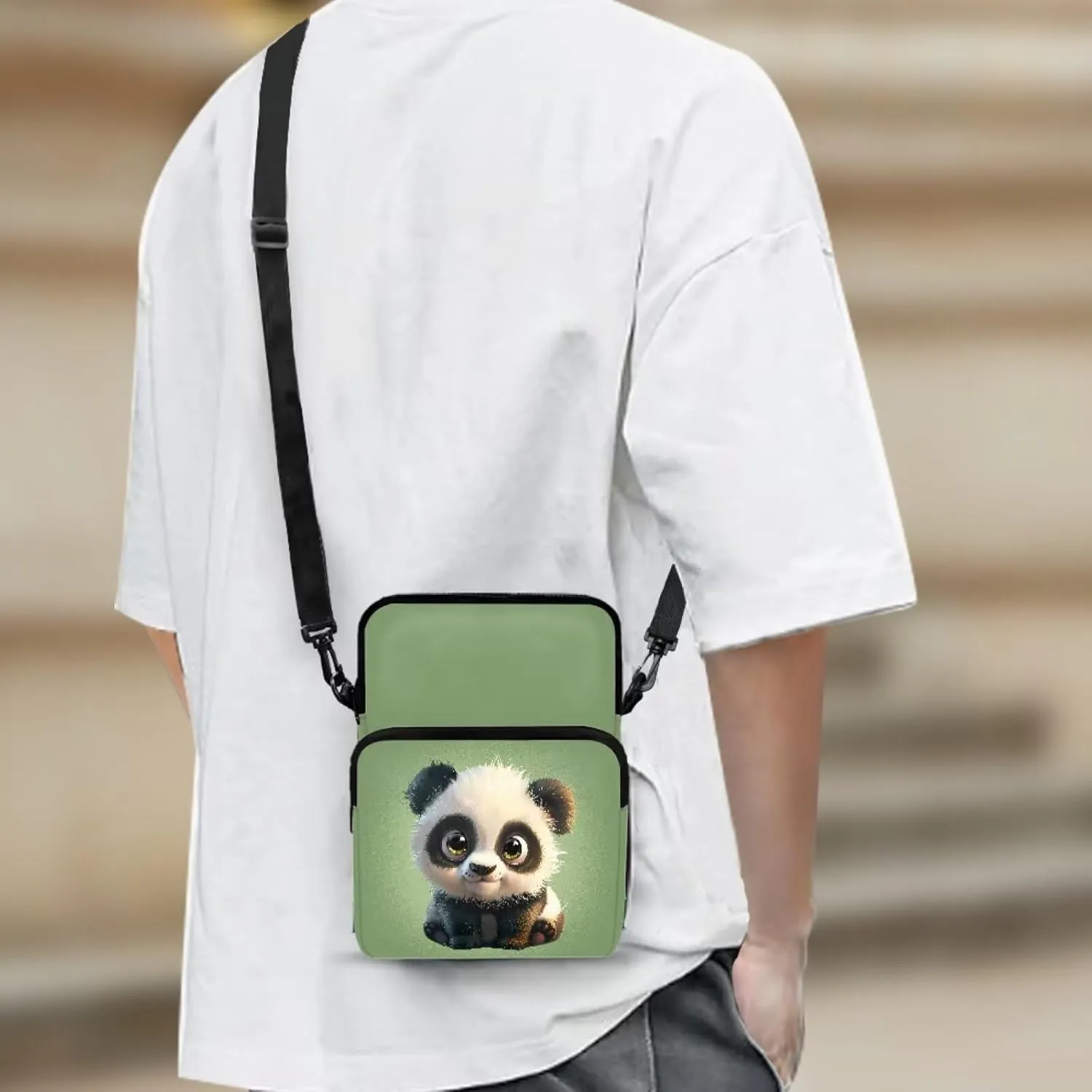 Girls Crossbody Bag Polyester Shoulder Bags Smart Phone Case Coin Wallet Purse