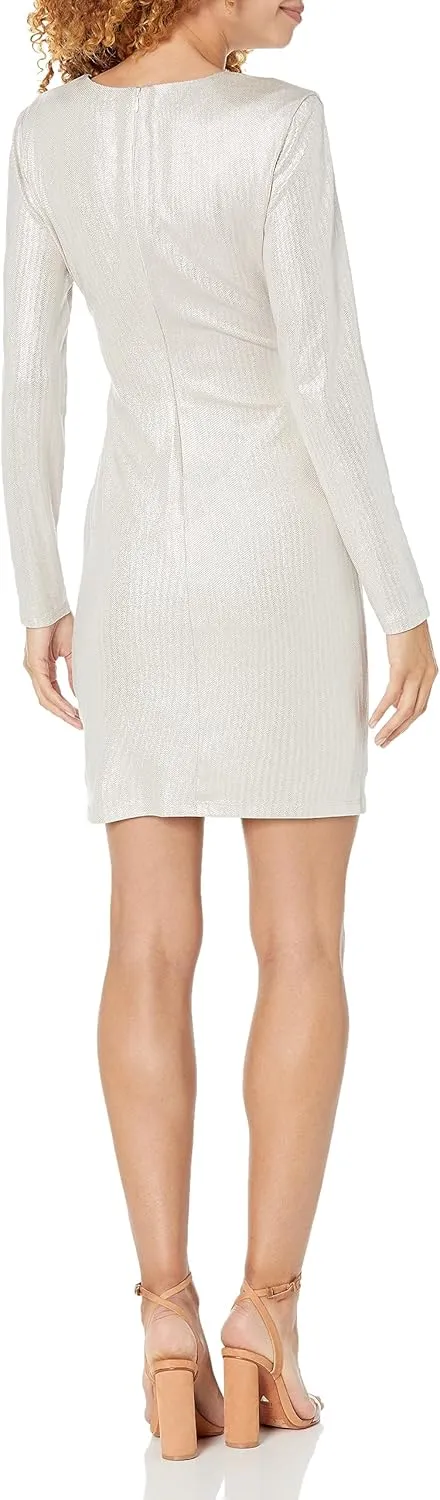 GUESS Women's Long Sleeve Sheath Dress
