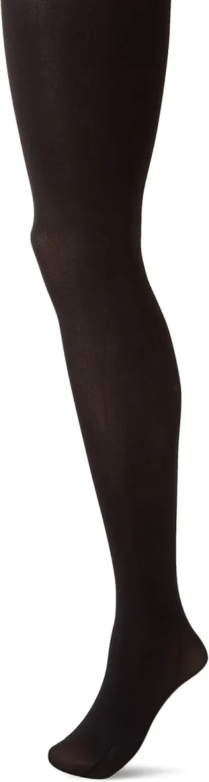 Hanes Script Blackout Tights with X-Temp Technology with Control Top & Sheer Toe, Black