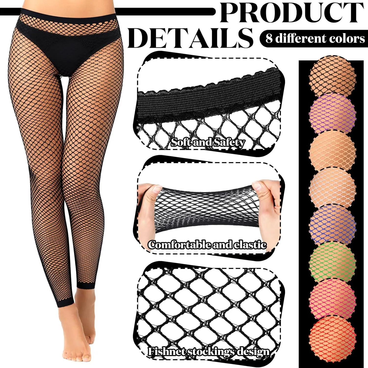 Hicarer womens Fishnet