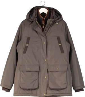 Holland Cooper Khaki Stamford Coat With Inner Removeable Fleece Gilet UK M