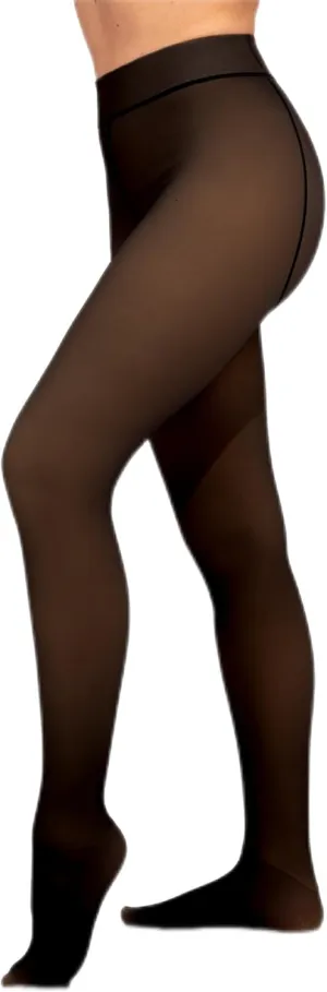 HUE womens Fleece Lined Tights Sheer