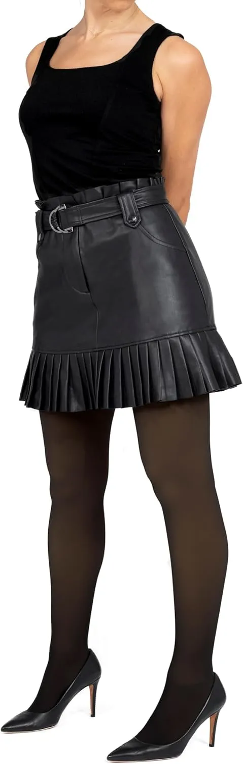 HUE womens Fleece Lined Tights Sheer