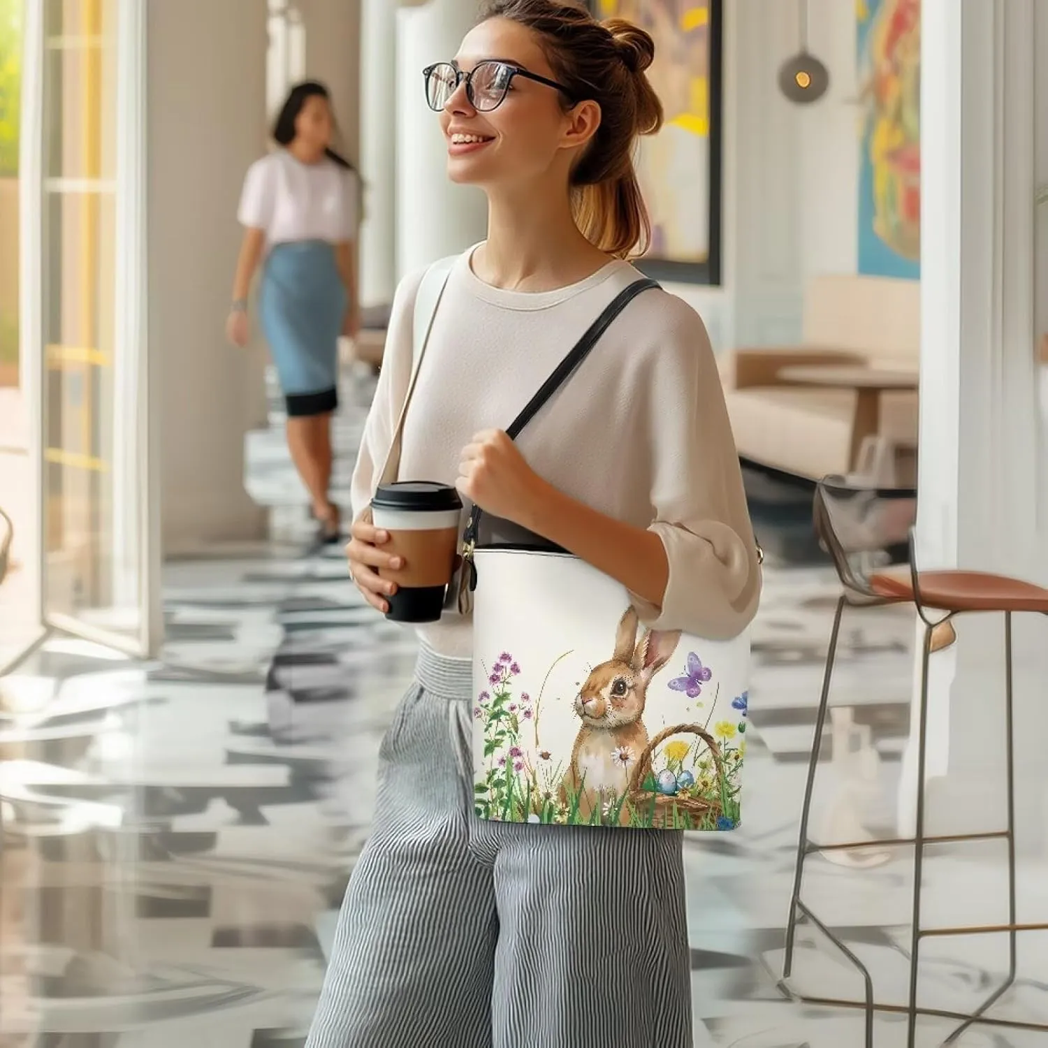 HUGS IDEA Handbags for Women PU Leather Bucket Purses Shoulder Bags Crossbody Purse