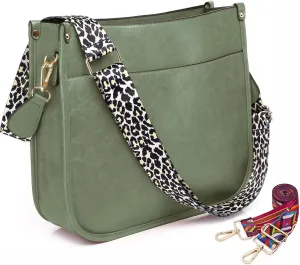 INOVERA Faux Leather Women's Hobo HandBag Ladies Crossbody Shoulder Bags Purse