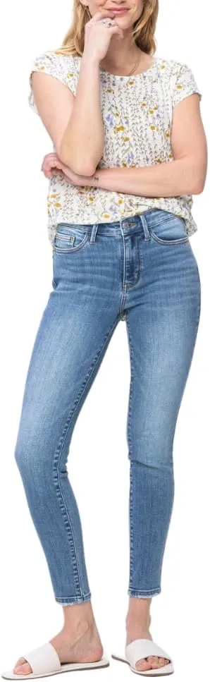 Judy Blue Mid Rise Vintage Skinny