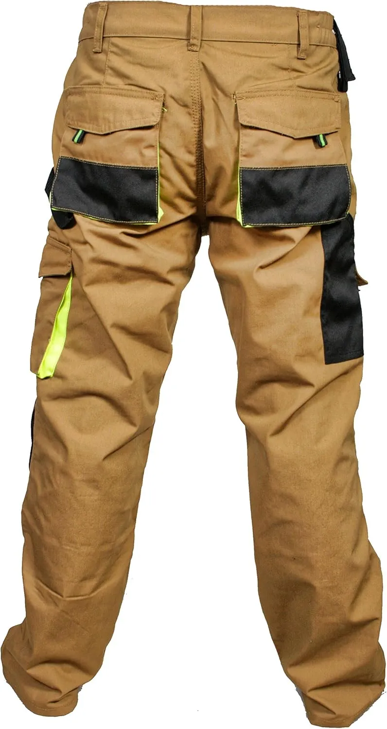 Juicy Trendz Work Trousers for Men - Men's Work Utility & Safety Pants for Construction and Outdoor Activities