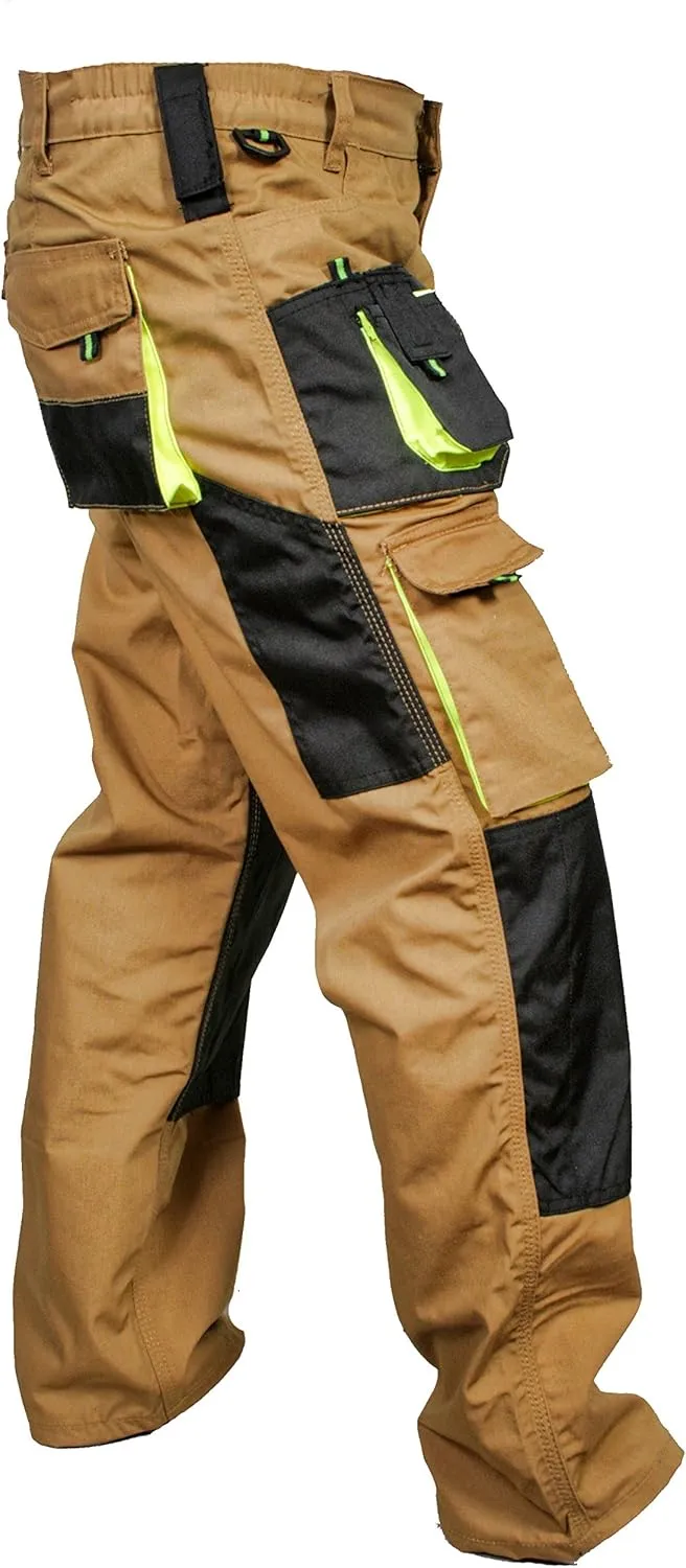 Juicy Trendz Work Trousers for Men - Men's Work Utility & Safety Pants for Construction and Outdoor Activities